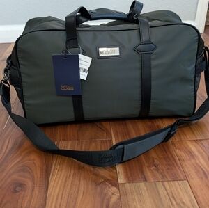 Roberto Cavalli Cavalli Class 19" Logo Army Duffel With Removable Strap Nwt ❤️